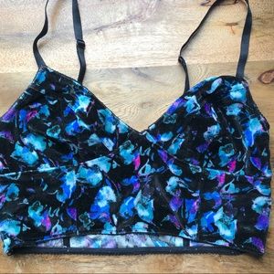 Free People Velour Bralette